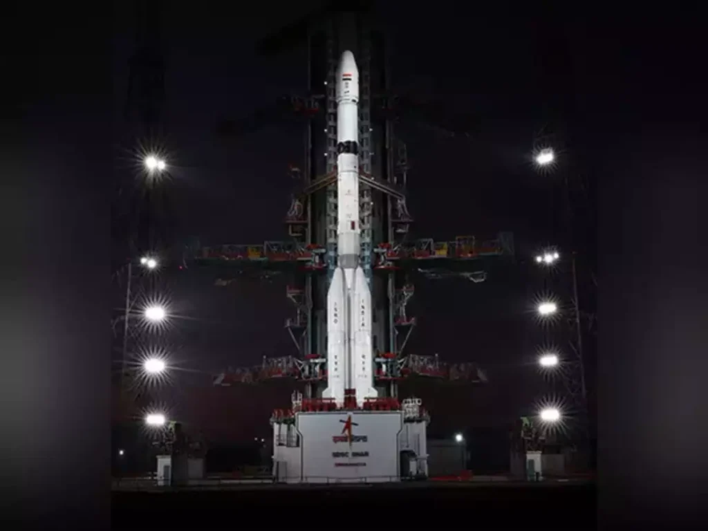 This image has an empty alt attribute; its file name is isros-100th-mission-takes-flight-with-nvs-02-navigation-satellite-launch-1024x768.webp